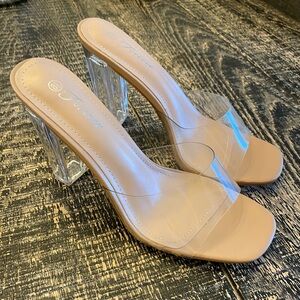 Clear Strap Heels - NEW